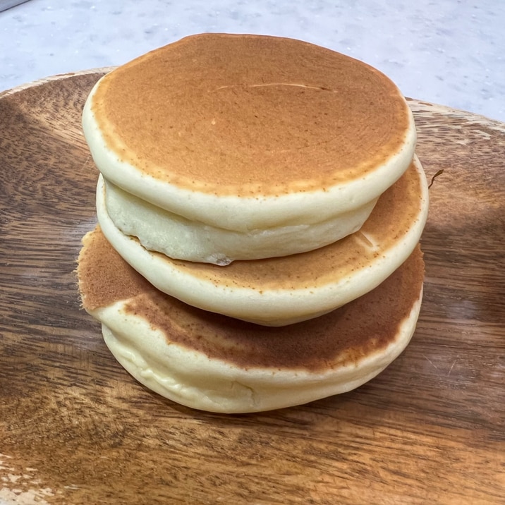 ふんわり黄金比!米粉パンケーキ